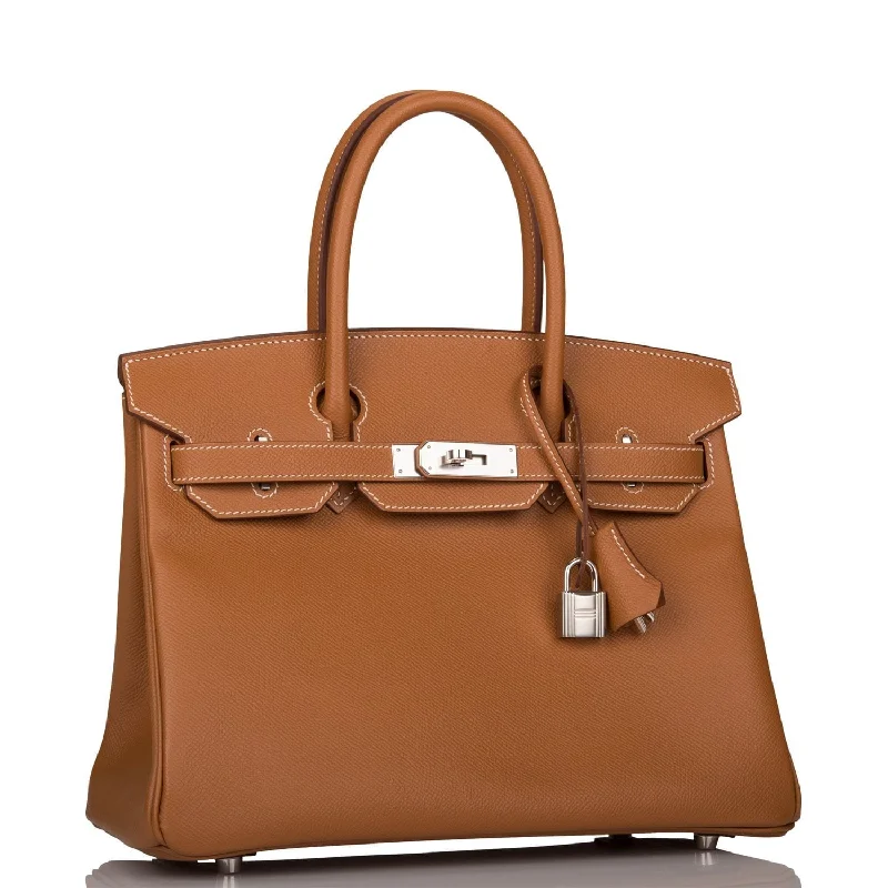 Hermes Birkin 30 Gold Epsom Palladium Hardware