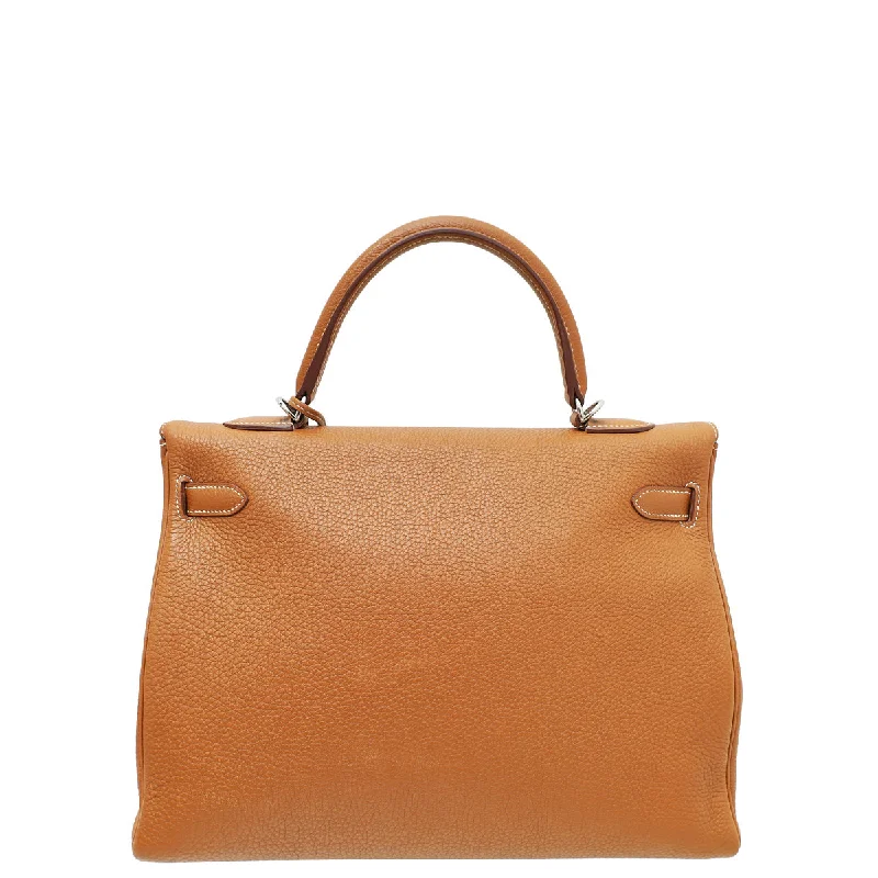 Hermes Gold Retourne Kelly 35 Bag