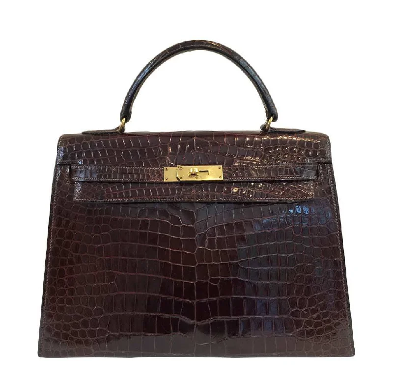 Hermès Vintage Kelly Crocodile Bag 32cm