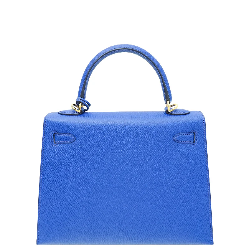 Hermes Bleu Royal Sellier Kelly 25 Bag