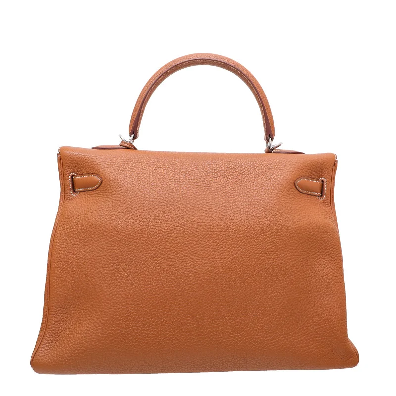 Hermes Gold Togo Kelly 35 Bag