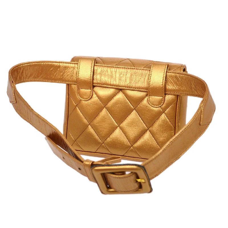 CHANEL 1991-1994 Belt Bag Bronze Lambskin