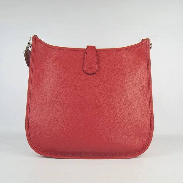 Hermes Evelyne I handbag H6309 red silver