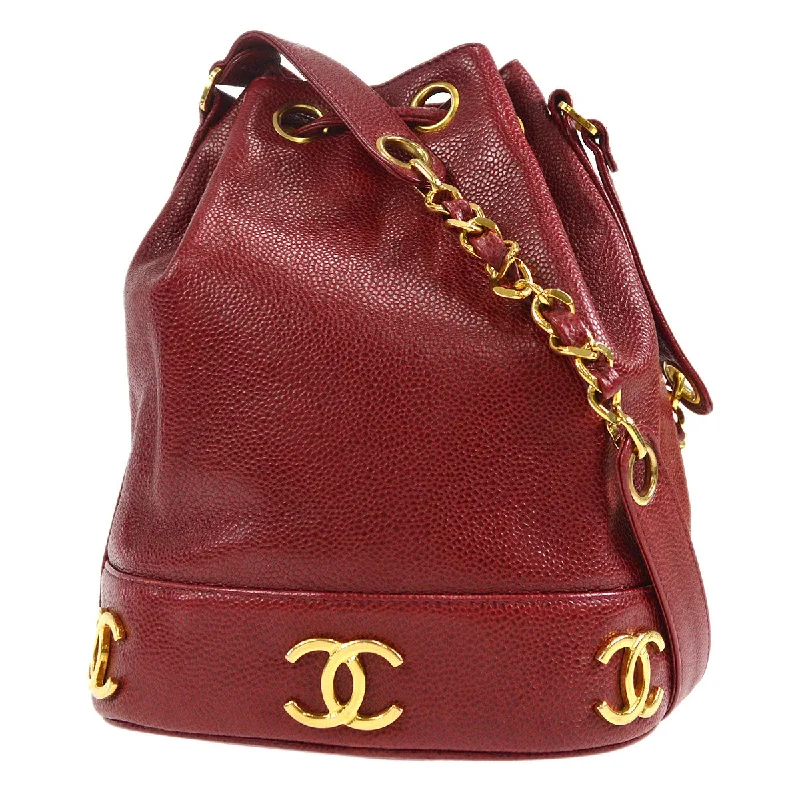 CHANEL 1991-1994 Triple CC Bucket Bag