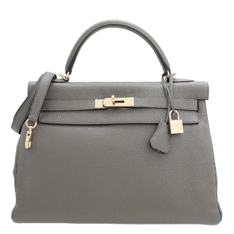 Hermes Etain Retourne Kelly Bag