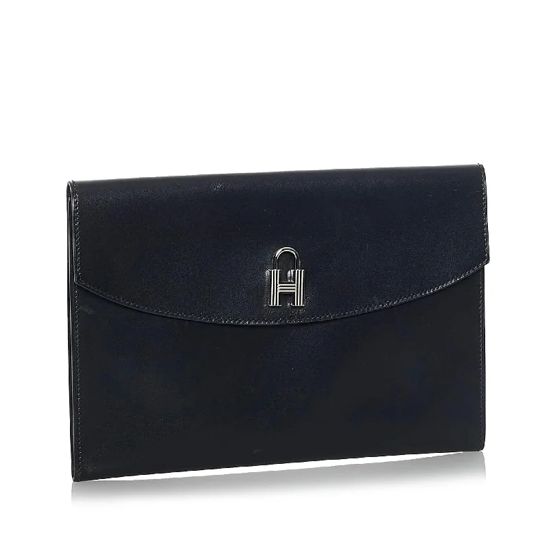 Hermes Box Pochette Cadena Clutch Bag (SHG-36223)