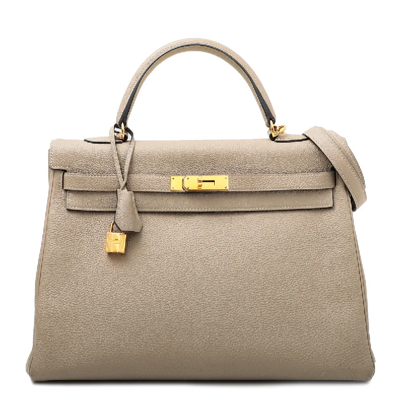 Hermes Gris Tourterelle Retourne kelly 35