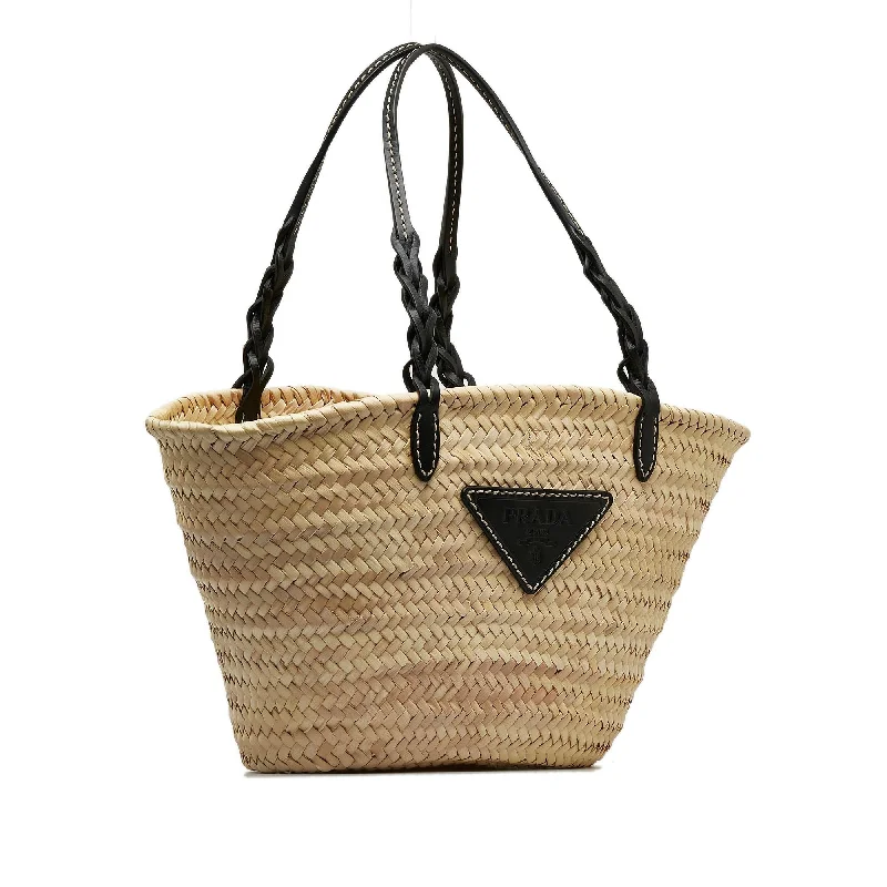 Prada Raffia Basket Tote Uy1FGj