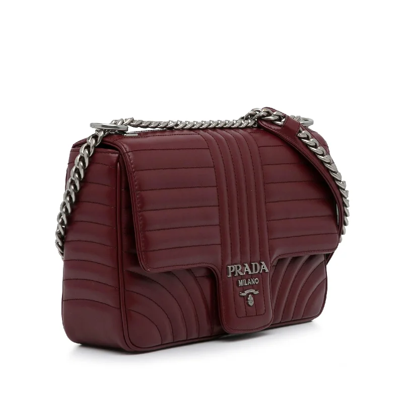 Prada Medium Soft Calf Impunture Diagramme Bag QGVnvh