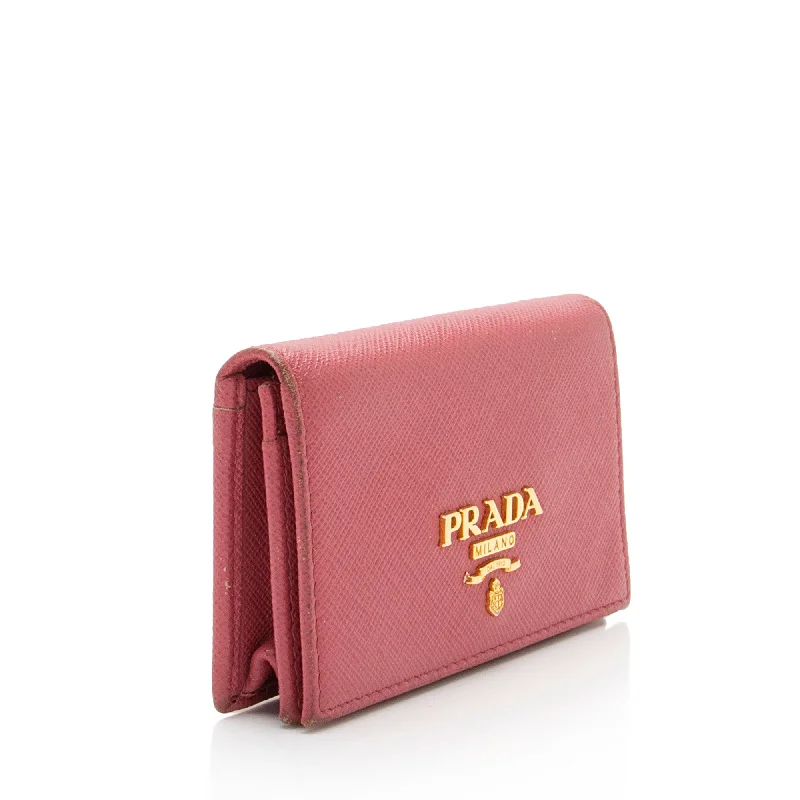 Prada Saffiano Card Case 0Ipb29