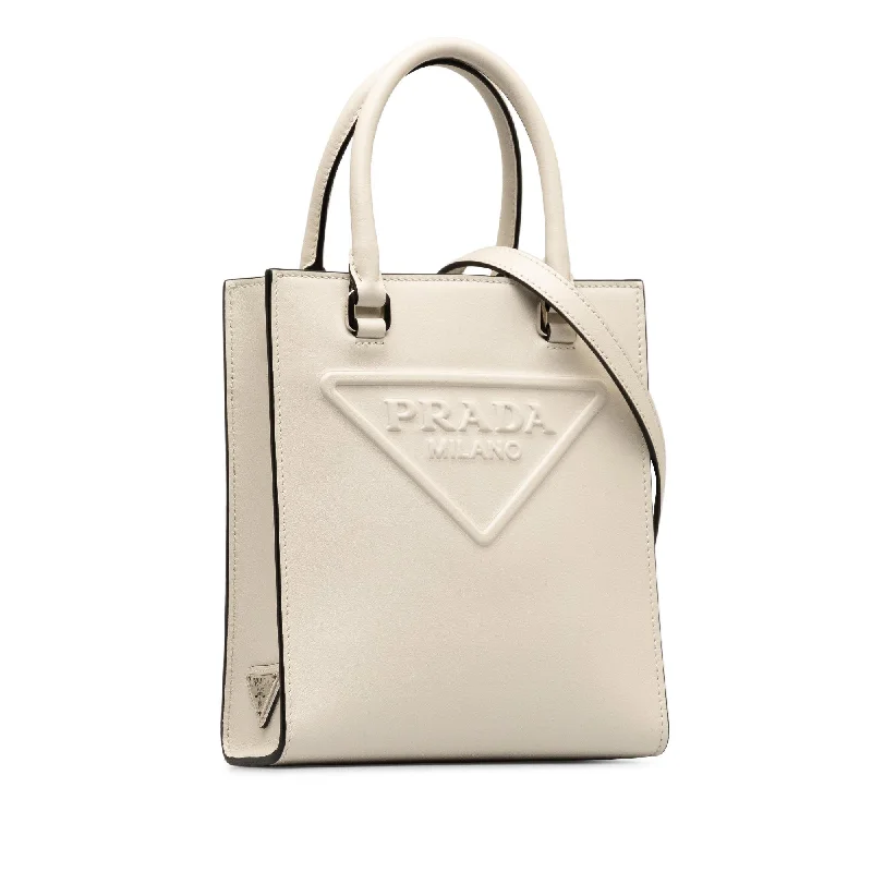 Prada Mini Logo Drill Satchel f35u61