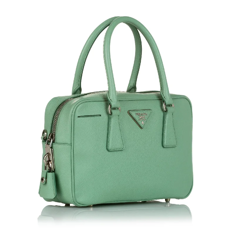 Prada Saffiano Bauletto Satchel 33240