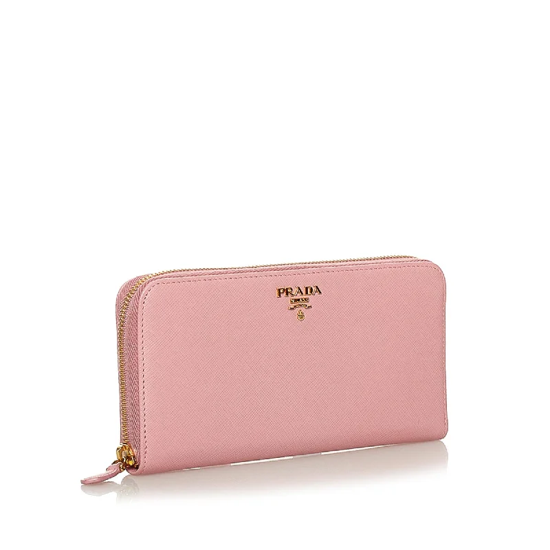 Prada Saffiano Leather Long Wallet 29669