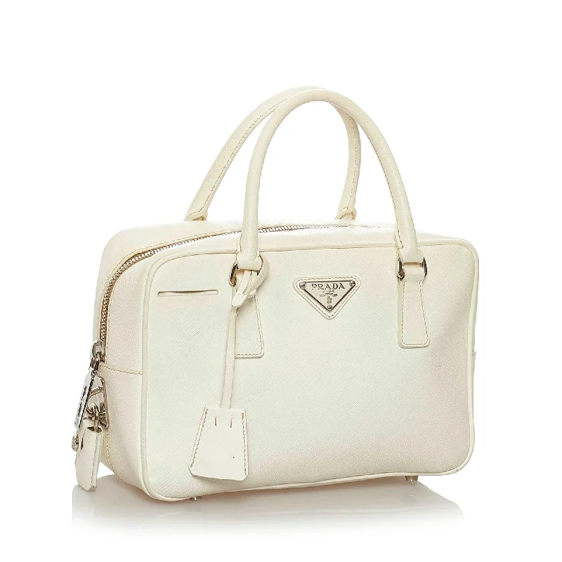 Prada Saffiano Bauletto Handbag 29231