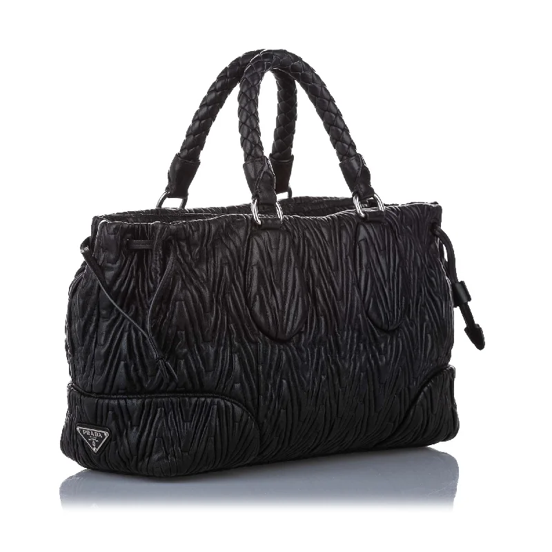 Prada Quilted Leather Satchel 14841