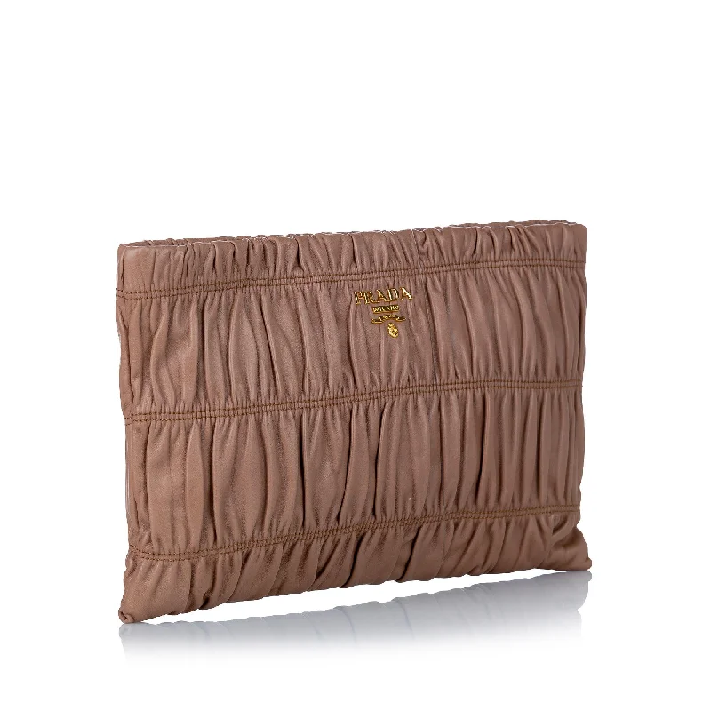 Prada Nappa Gaufre Clutch Bag 37588