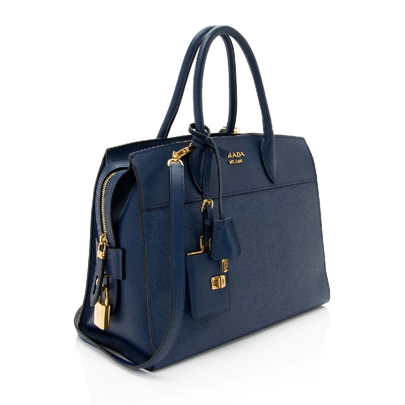 Prada Saffiano City Calf Esplanade Medium Tote gGZXTx