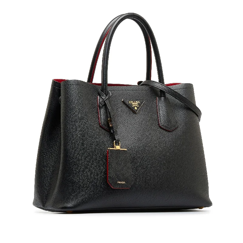 Prada Medium Saffiano Cuir Double Satchel NYH4yi