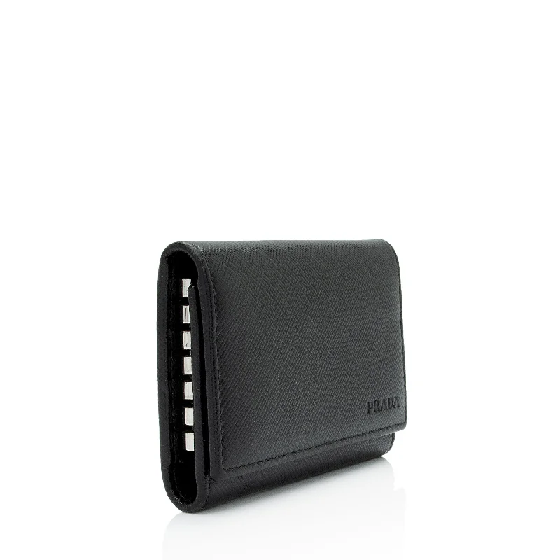 Prada Saffiano Leather 6 Key Holder EQhuOd