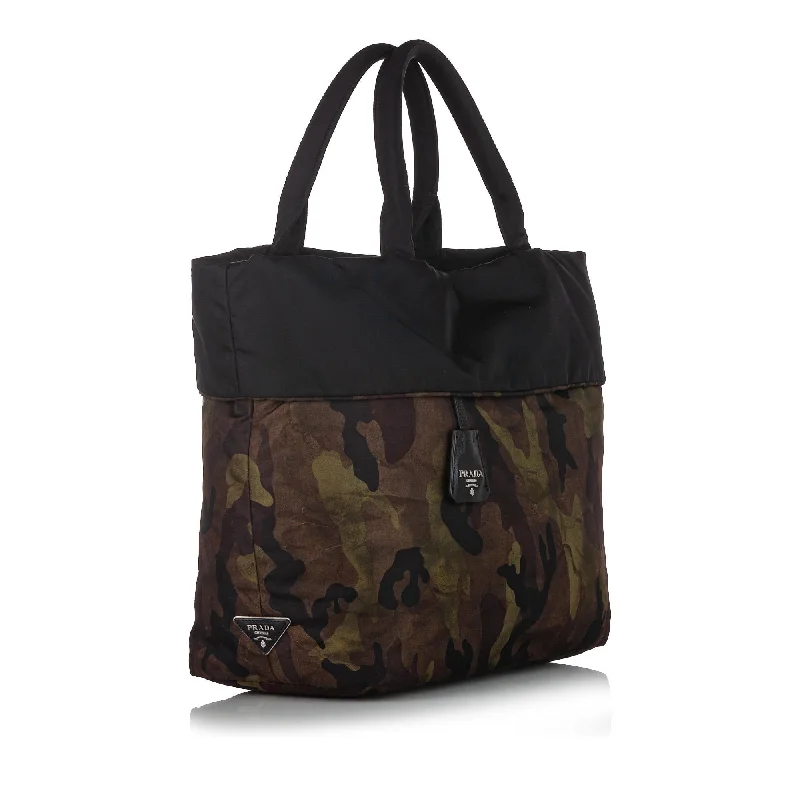 Prada Reversible Tessuto Camouflage Tote Bag 31514